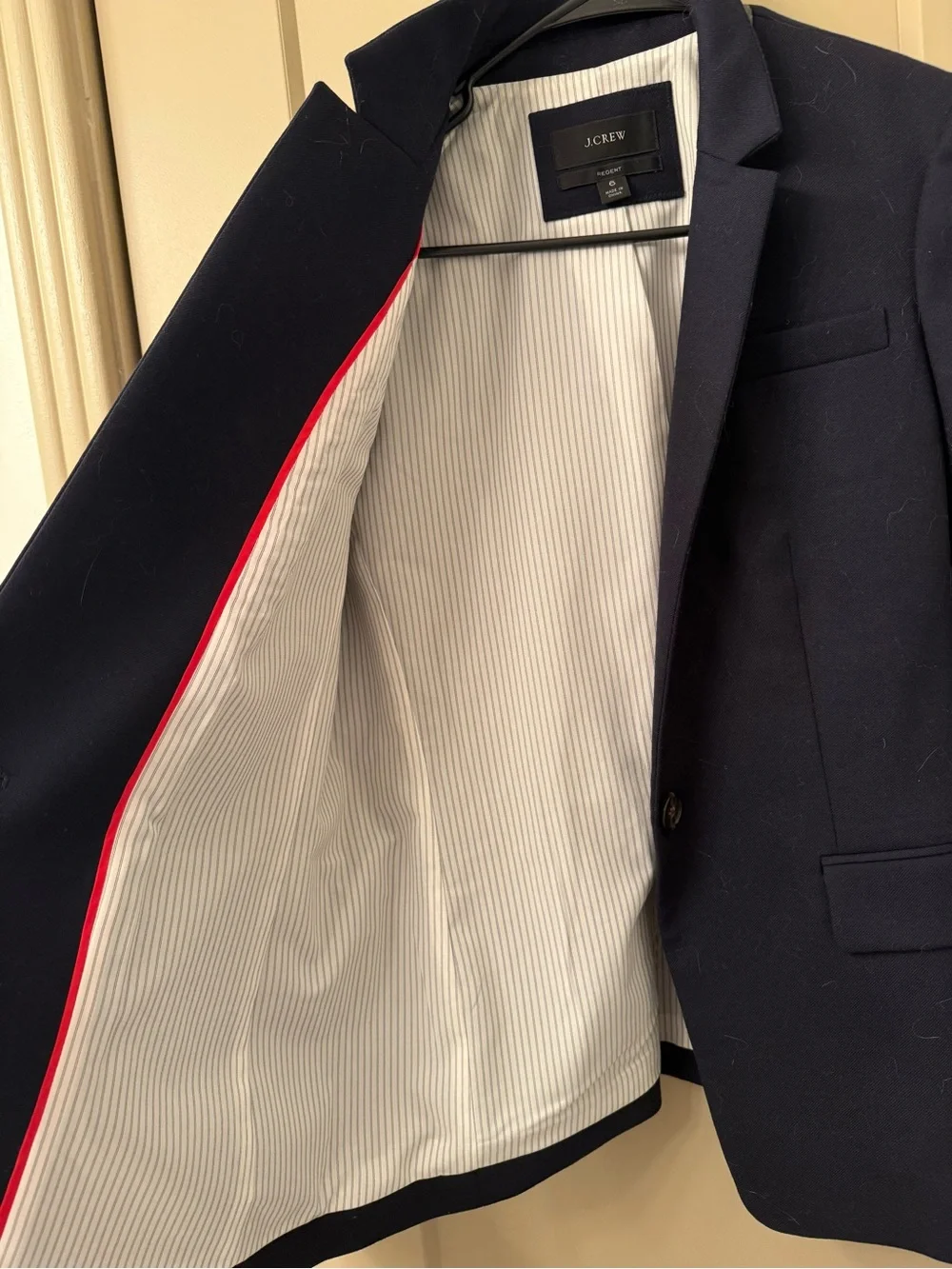 J. Crew Navy Single-Button Minimalist Blazer Sz 6